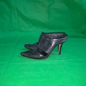 Alexander Wang Black Leather Sandals Sz 37